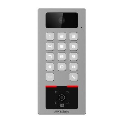 Terminal autónomo POE de control de entrada Acceso por tarjeta, PIN, QR. Cámara 2 MP