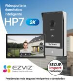 Videoportero doméstico inteligente Wifi (monitor) 2 hilos Cámara exterior 2 en 1. Resolución 2K. Visión nocturna - Imagen 3