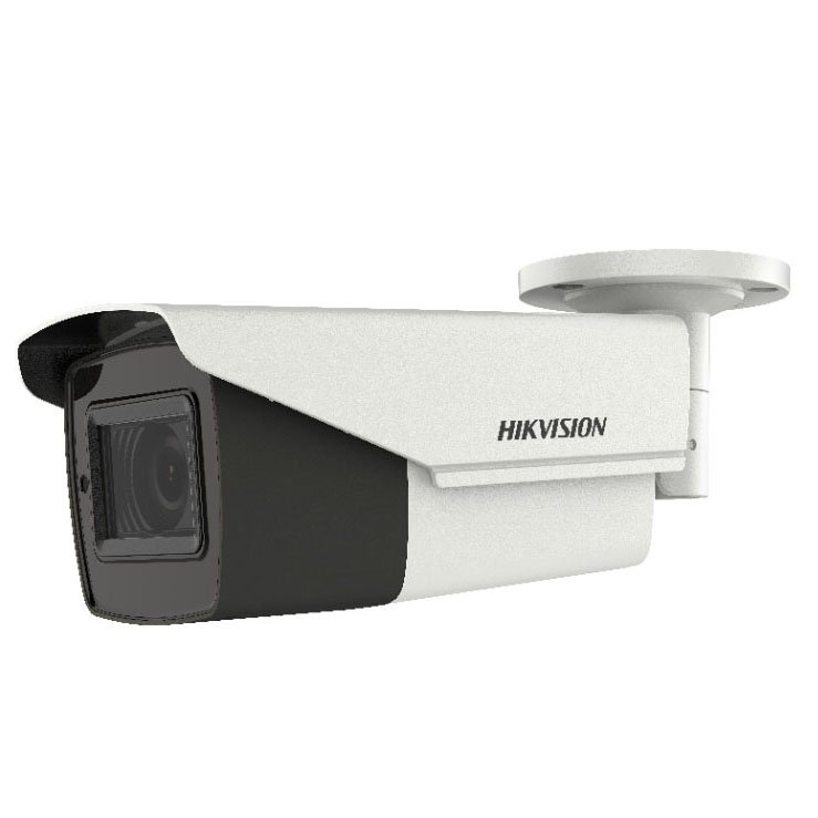 Cámara bullet 4en1 varifocal motorizada 5MP alto rendimiento con poca luz 2.7-13.5mm IP67 WDR130 IR80 Hikvision