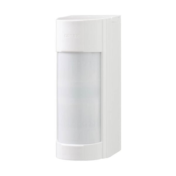 Detector doble PIR exteriores 12m, 90° Vía radio Optex VXI-R