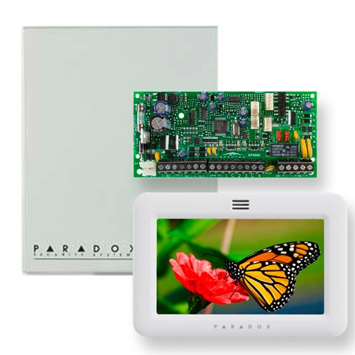 Kit Paradox Spectra Plus de 4 a 32 zonas . Central SP4000 + Teclado TM50