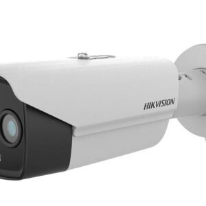 Cámara bullet IP térmica/ óptica Algoritmo detección humo Perimetral Prevención incendios IR30 WDR120 6.9/6.4 mm Alarma/Audio Hikvision