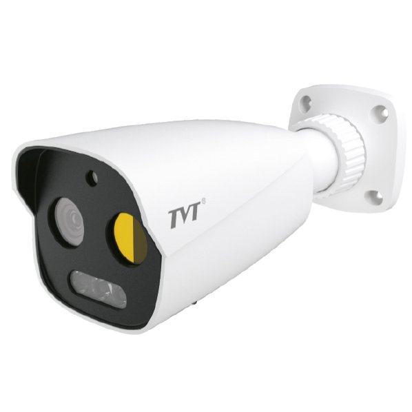 Cámara Bullet óptica térmica IP 5MP 7mm 8mm IR30 WDR120 Analítica de vídeo Captura facial TVT