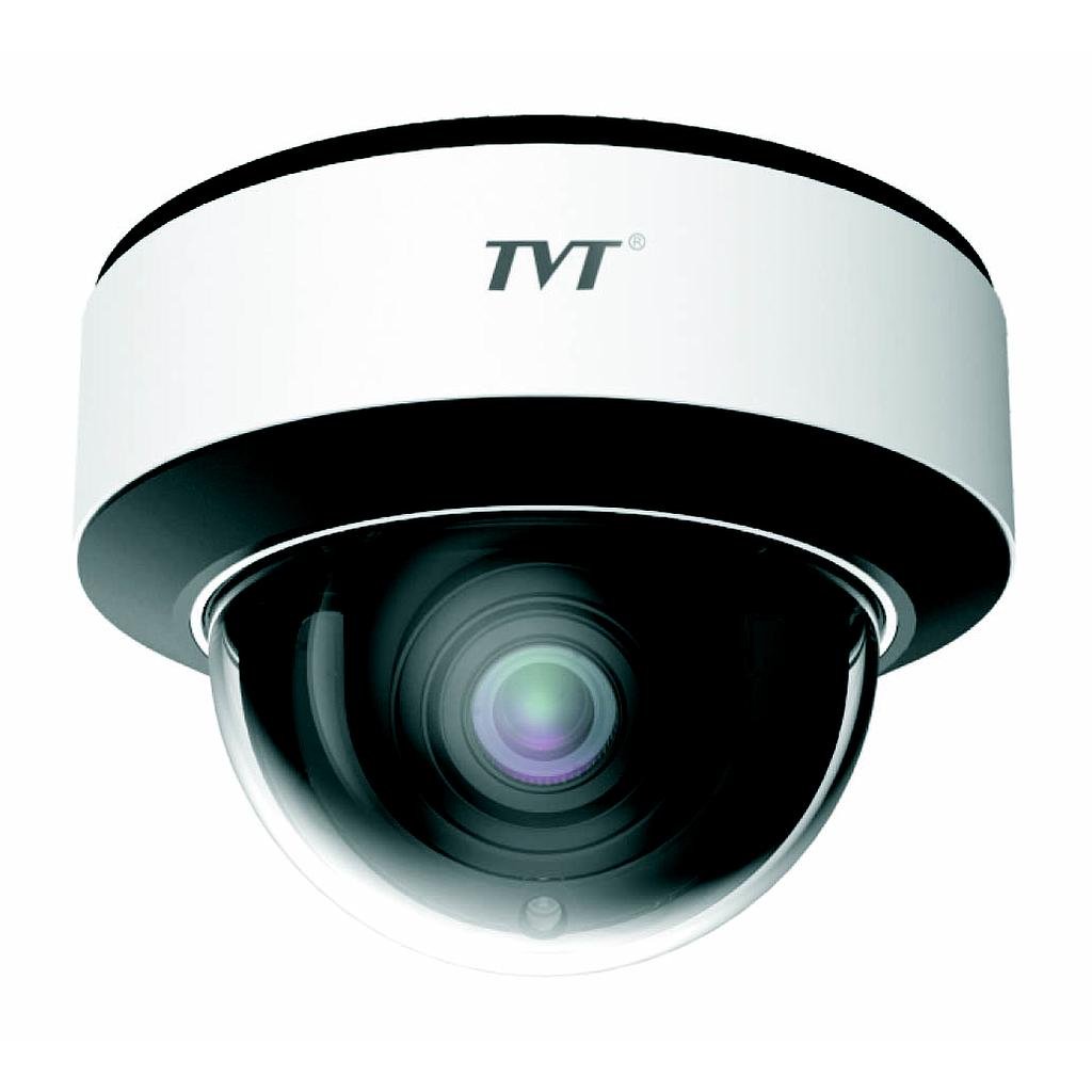 Cámara Domo 4en1 8MP IR30m Lente motorizada 2.8-12mm. IP67 IK10 TVT