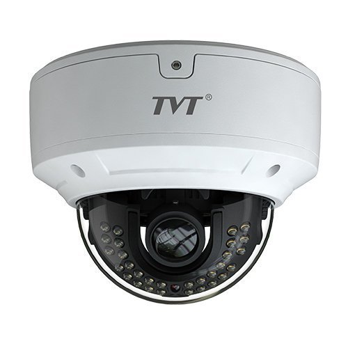 Cámara Domo Antivandálico 4en1 4K 8Mpx IR30m Lente motorizada 3,2-12mm TVT