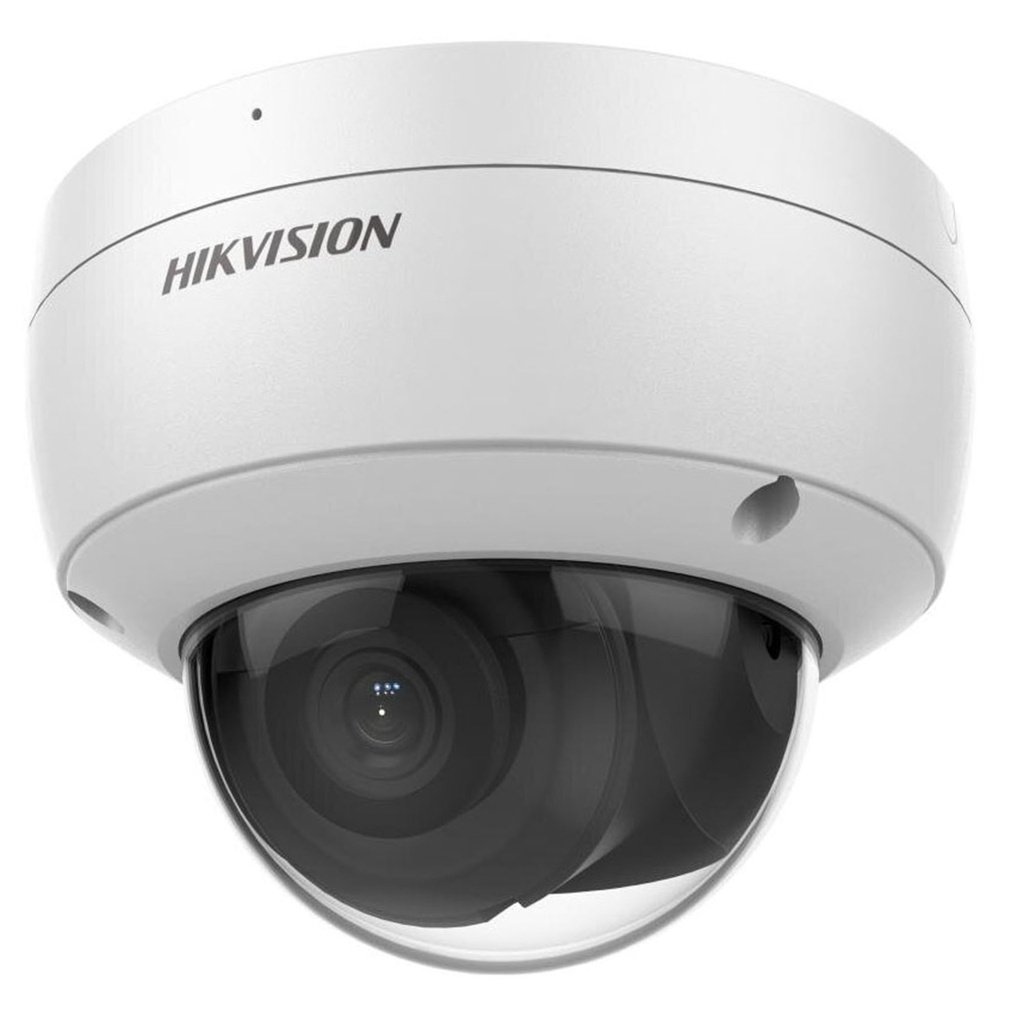 Cámara Domo IP 2MP 2.8 mm IP67 IK10 WDR120 H.265+ IR30 MIC Acusense