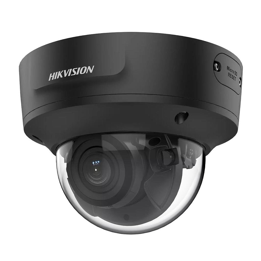image-606.jpeg Cámara Domo IP 4MP varifocal motorizada 2.8-12mm AcuSense WDR120 IP67 IK10 IR40 E/S Audio Alarma Black Hikvision - Imagen 1