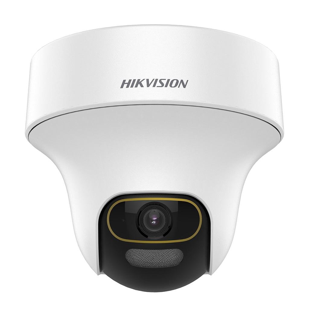Cámara Domo PT fija con audio para interiores ColorVu 2 MP 2.8mm Hikvision