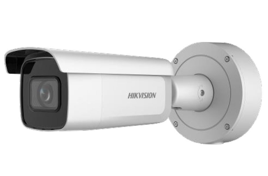 Cámara IP 4MP bullet varifocal motorizada 2.8-12 mm IR60m IK10 IP67 LPR (Matrículas) AcuSense DarkFighter Hikvision