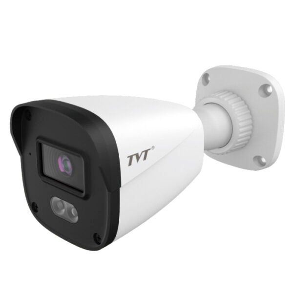 Cámara IP Bullet 2MP 2.8mm IP67 Iluminación dual Luz Blanca IR 20m Micrófono