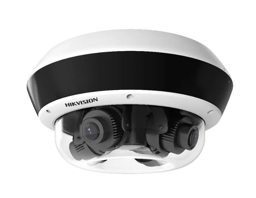 Cámara IP Panovu 360º 2MP Varifocal 2.8-12mm 4 direcciones Multisensor IP67 IK10 IR30 Audio Alarma Face Detection Hikvision