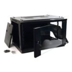 Armario Mural Rack de 6U de 19" desmontado. Medidas 60 x 60