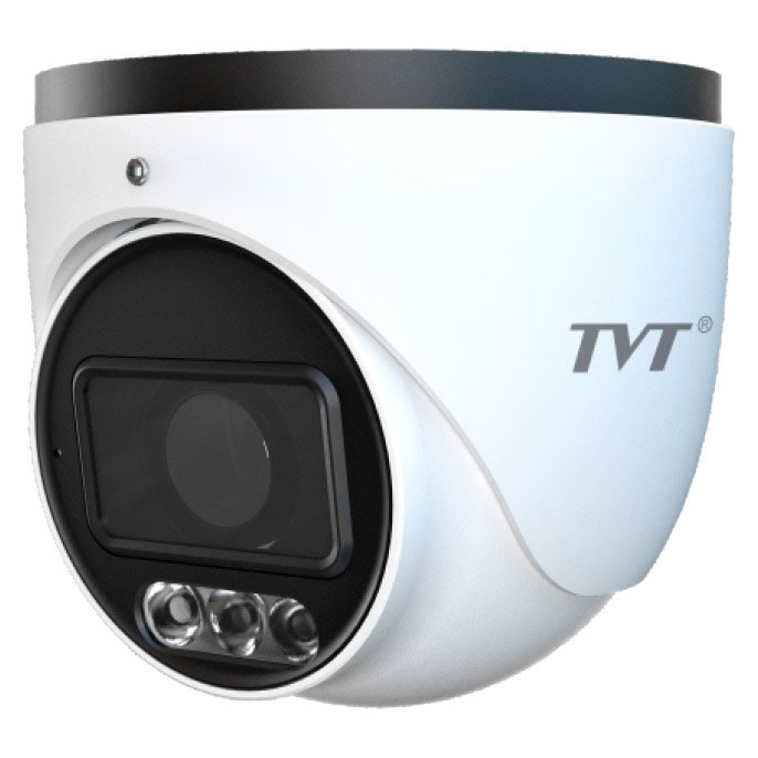 Cámara IP Turret 6MP 2.8mm IP67 Iluminación dual Luz Blanca IR 20m Micrófono