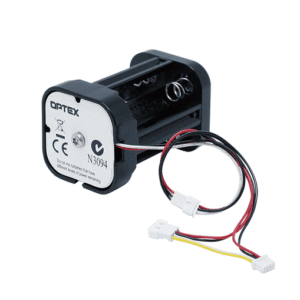 Compartimento de pilas CR123A para detectores OPTEX de la serie BXS, VXS y WXI