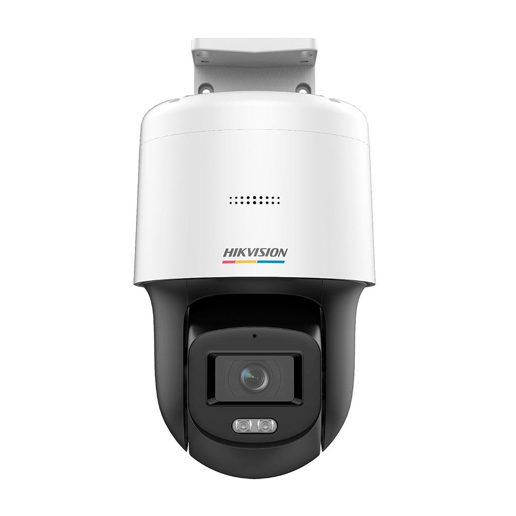 Cámara PT IP 4MP ColorVu IP66 MicroSD Altavoz MIC Luz Blanca 30m Hikvision