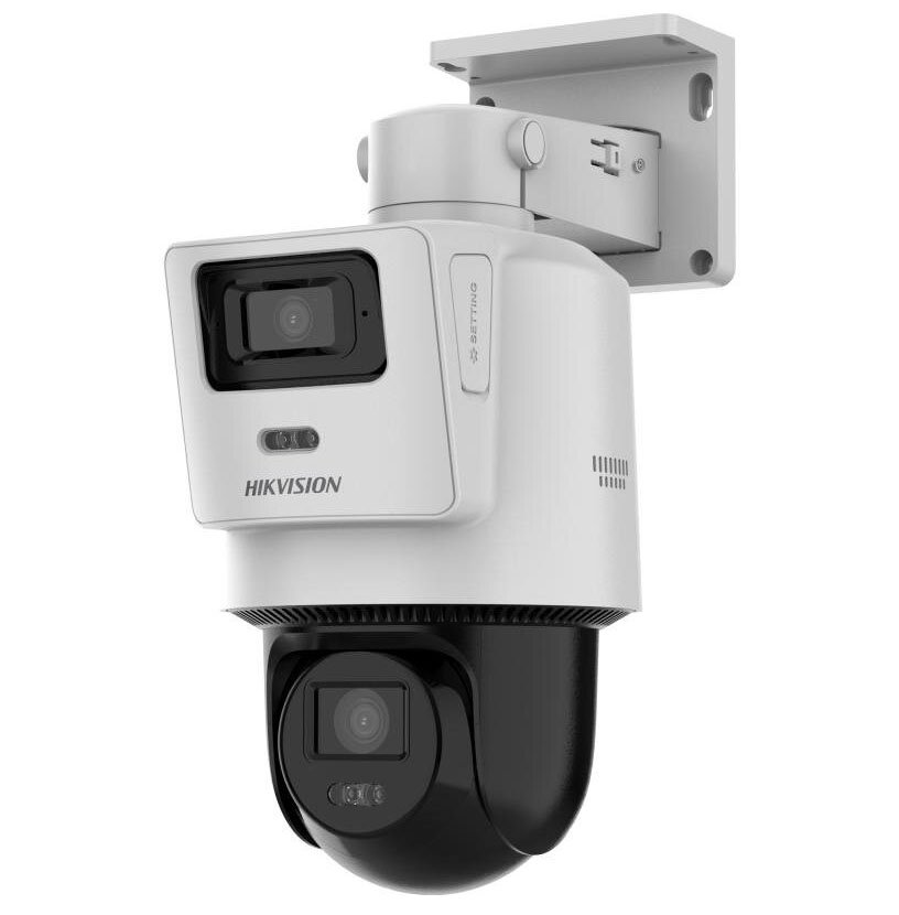 Cámara PT TandemVu IP 2MP + 2 MP PoE Smart Hybrid Light