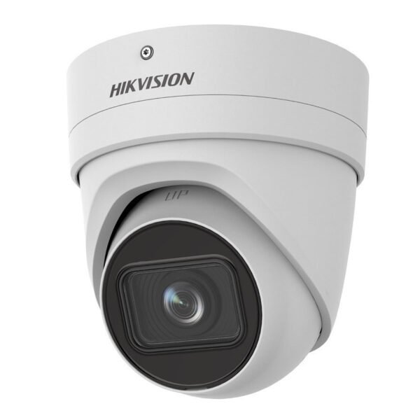Cámara Turret IP 8MP varifocal motorizada 2.8-12mm AcuSense Darkfighter IP66 IK10 WDR120 IR40 Hikvision