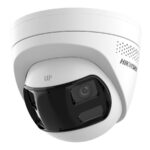 Cámara Turret IP doble lente 6MP Smart Hybrid Light gran angular 180º