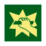 Cartel de Señalización Empujar barra para abrir puerta - Imagen 2