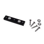 NOVOTEGRA Pletina antideslizante negra para fachada 90 x 20 x 8 mm
