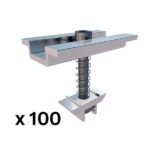 SUNFER S11.1 Pinza intermedia para raíl G3 (100 PCS)