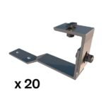 SUNFER S02 Fijación salvatejas para cubiertas de teja (20 PCS)