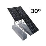 SUNFER 31V8 30º Soporte inclinado para terreno, para 8 módulos en 2 filas en vertical