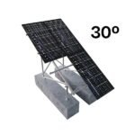 SUNFER 31V10 30º Soporte inclinado para terreno, para 10 módulos en 2 filas en vertical