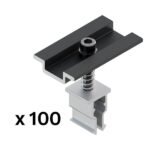 SUNFER S11-B Pinza intermedia negra (100 PCS)