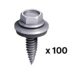 SUNFER S43 Tornillo para chapa trapezoidal (100 PCS)