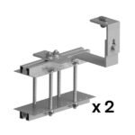 SUNFER S02.2 Fijación salvatejas con abrazaviga para cubiertas de teja (2 PCS)
