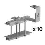 SUNFER S02.2 Fijación salvatejas con abrazaviga para cubiertas de teja (10 PCS)
