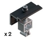SUNFER S10-B Pinza final autoregulable negra (2 PCS)