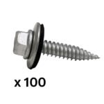 SUNFER S42.1 Tornillo para chapa trapezoidal 5,5x25 mm (100 PCS)