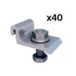 SUNFER R47 Conector triángulo a raíl G1 (40 PCS)