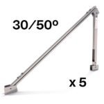 SUNFER TR14.1V 30/50 Triángulo abierto regulable. Vertical (5 PCS)