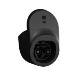 WALLBOX Soporte para conector tipo 2 Negro