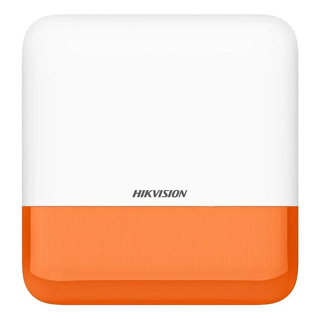 DS-PS1-E-WE-Amber.jpg Hikvision – Sirena Exterior 110dB Indicador Ámbar Inalámbrica AX-PRO - Imagen 1