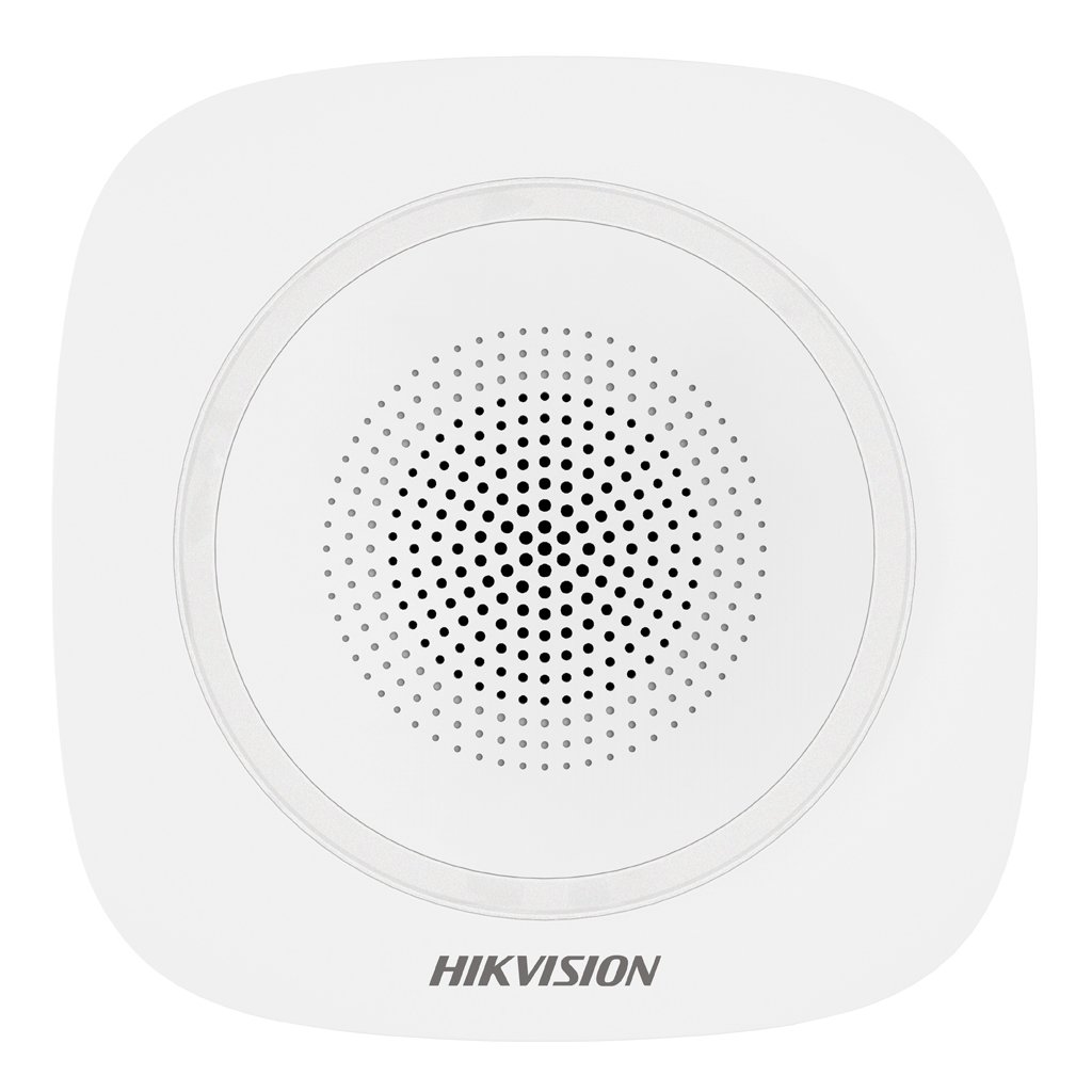 DS-PS1-I-WE-B-RED.jpg Hikvision – Sirena Interior 110dB Indicador Rojo Inalámbrica AX-PRO - Imagen 1