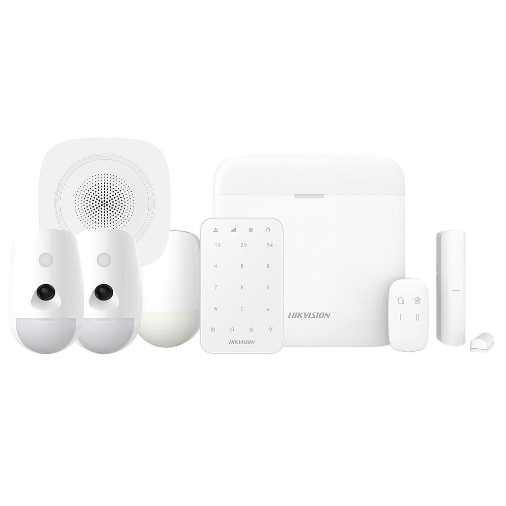 Kit-96-AxPro-Total.jpg Hikvision Kit AX-PRO 96 Zonas Total – Central + 2 PIRCAM + PIR + Contacto + Mando + Teclado + Sirena - Imagen 1