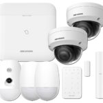 Hikvision Kit AX-PRO 96 Zonas – Panel + PIRCAM + 2 PIR + Contacto + Teclado + 2 Cámaras IP 4MP