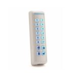 Teclado LED Slim vía radio bidireccional de Grado 2 para instalaciones en interior de LightSYS+/Air.Con lector de llaves de proximidad 13,56MHz. Color blanco
