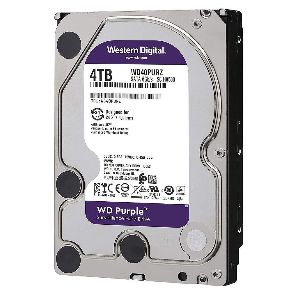 WD44PURZ.jpg Disco Duro de 4 Tb ( 4048 Gb ) Western Digital Purple - Imagen 1