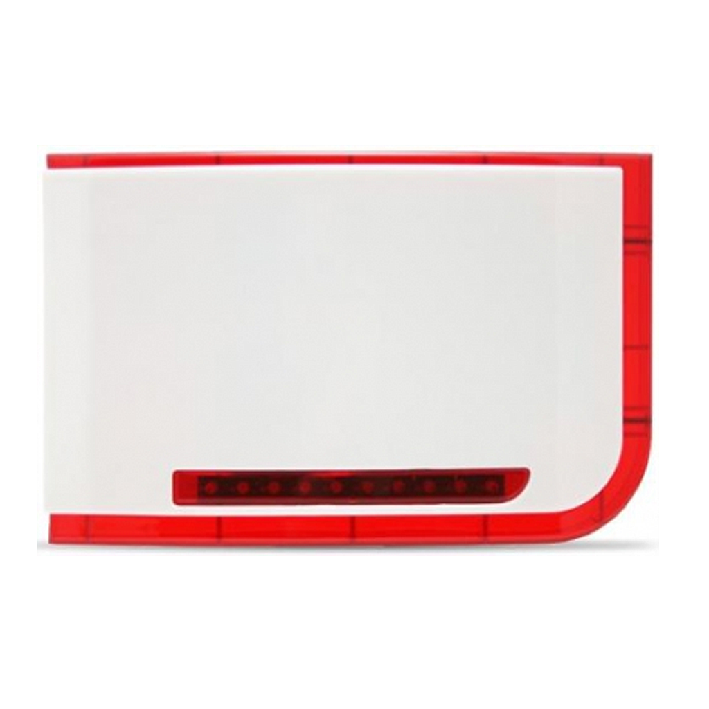 XTEC-RED.png Sirena de exterior Xtec Grado 3 Led Rojo - Imagen 1