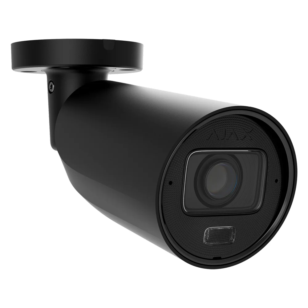 AJ-BULLETCAM-5-HLVF-B.webp Cámara IP Bullet 5 Megapíxel Ajax - 1/2.7" Progressive Scan CMOS - Lente varifocal motorizada 2.8~12 mm - IR 60 m | Luz blanca 40 m | PoE 802.3at/af - 120 dB TrueWDR | Detección de movimiento | IA - MicroSD hasta 256GB | Color Negro - Imagen 1