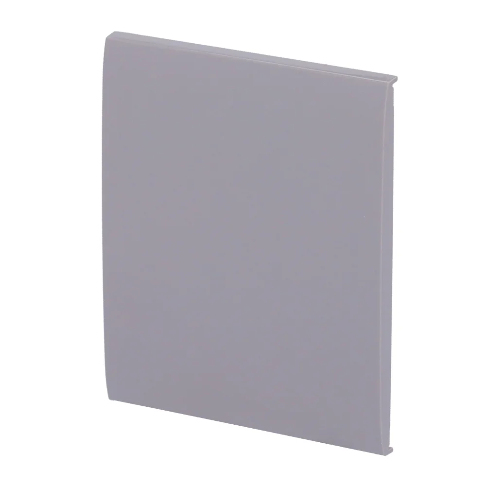 AJ-CENTERBUTTON-1G2W-GRE.webp Ajax LightSwitch CenterButton 1-gang/2-way. Pulsador Central Simple. Color Gris - Imagen 1