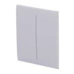 Ajax LightSwitch CenterButton 2-gang. Plusador Central Doble. Color Niebla