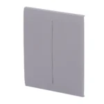 Ajax LightSwitch CenterButton 2-gang. Plusador Central Doble. Color Gris