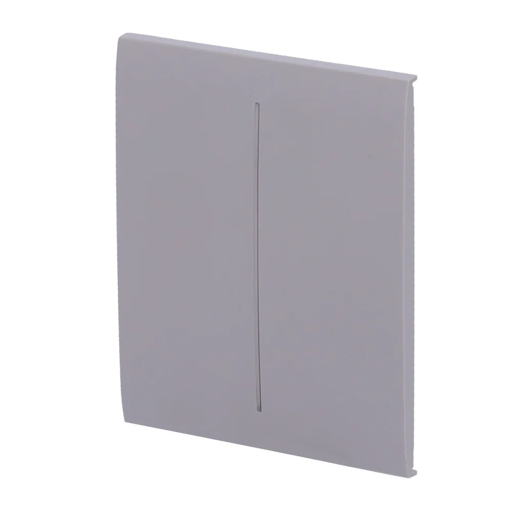 AJ-CENTERBUTTON-2G-GRE.webp Ajax LightSwitch CenterButton 2-gang. Plusador Central Doble. Color Gris - Imagen 1