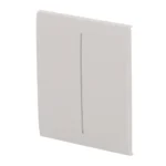 Ajax LightSwitch CenterButton 2-gang. Plusador Central Doble. Color Ostra